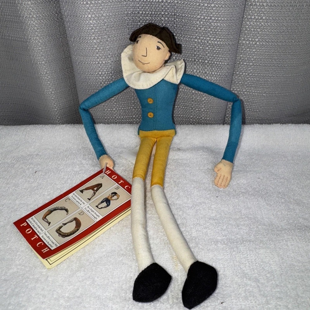 Vintage Hotch Potch Doll Long Leg 1996 Colonial Williamsburg Plush Cloth 21"